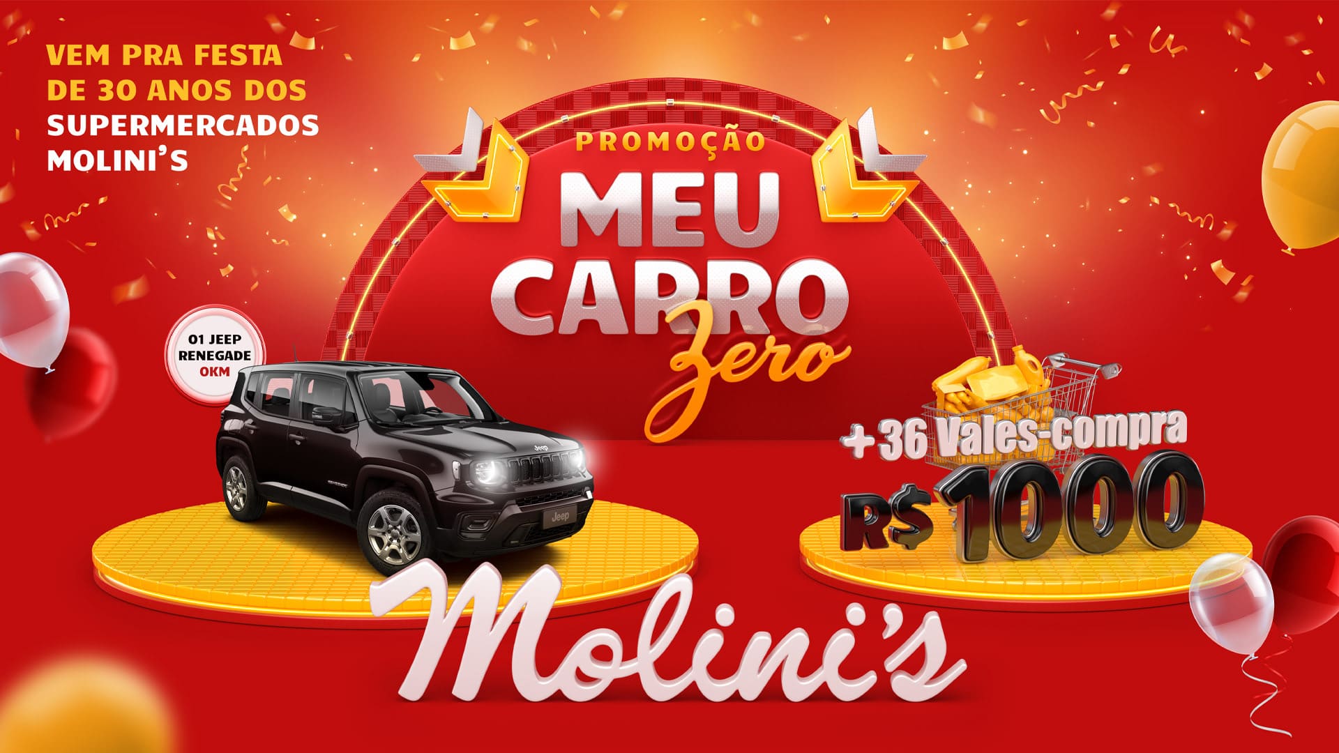 Campanha Meu Carro Zero Molini’s